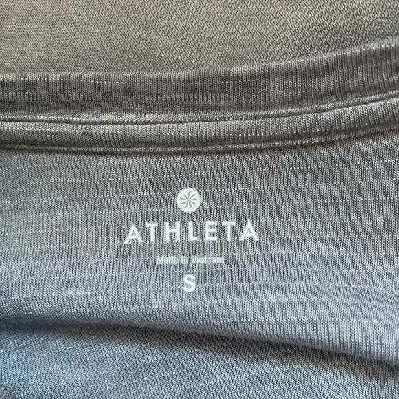 Athleta Dark Gray Side Zip Knee-length Sweatshirt Dress Small Women’s - Picture 10 of 12